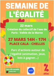 Ufal Marne-et-Chantereine : jeux et échanges à Chelles - Semaine de l’ÉGALITÉ @ Chelles (77)