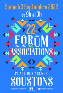 [Ufal Adour Côte Sud] forum des asso, 3 sept, Soustons et St-Vincent de Tyrosse @ Places des Arènes et Robert Lassalle