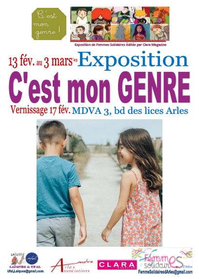 [Ufal Familles Laïques Arles] Exposition "C'est mon genre", 13 février au 3 mars @ MDA Arles