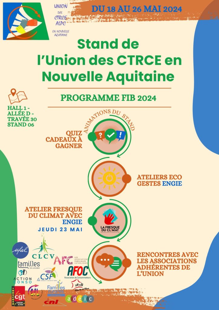 [Ufal Gironde] Stand de l'Union des CTRCE à Bordeaux, du 18 au 26 mai @ Bordeaux