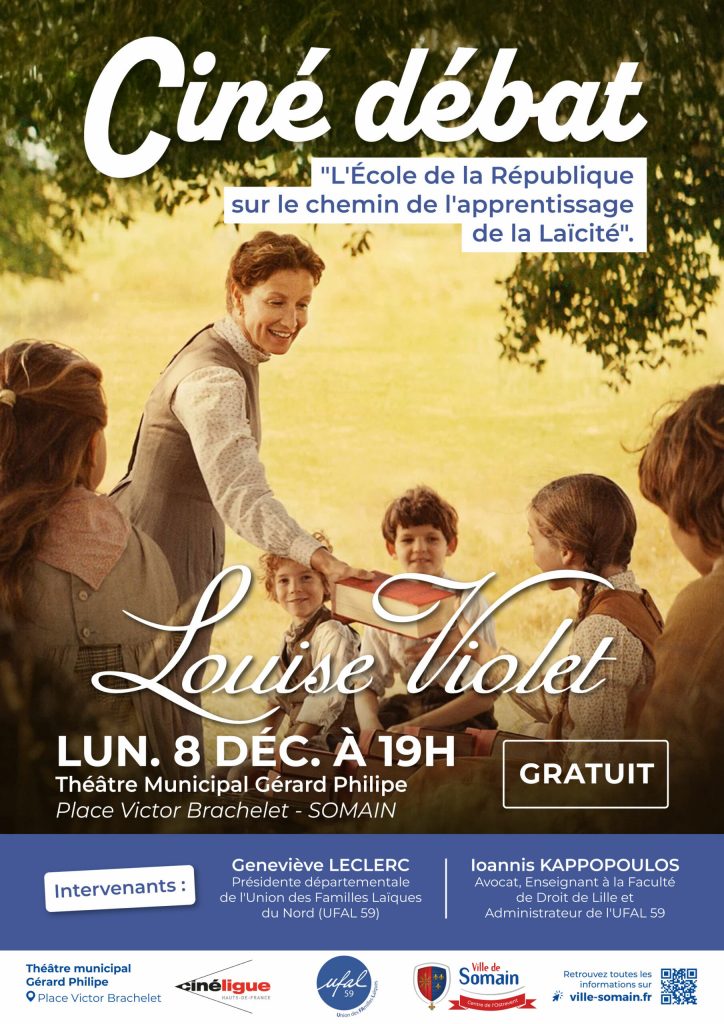 [Ufal Nord] Ciné-débat avec le film “Louise Violet”, 8 décembre, 19h, Somain @ Somain - Théâtre municipal Gérard Philippe