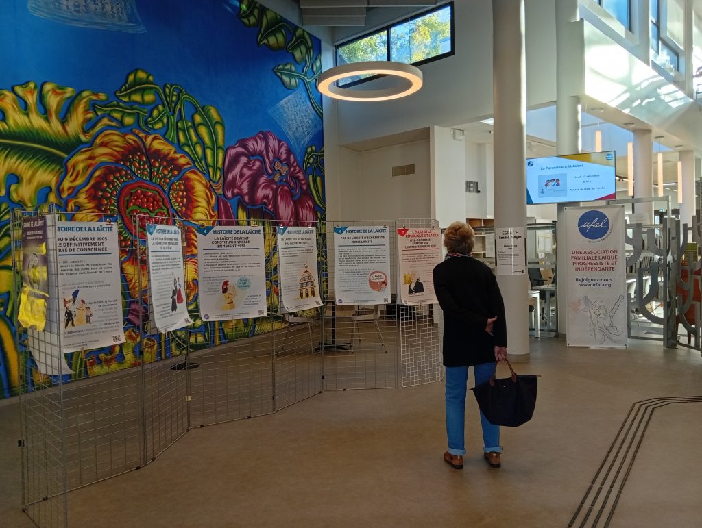 [Ufal Dordogne] Exposition "Laïcité tout simplement", Périgueux et Coulounieix Chamiers, jusqu'au 20 décembre @ Périgueux, médiathèque Pierre Fanlac / Coulounieix Chamiers, collège Jean Moulin